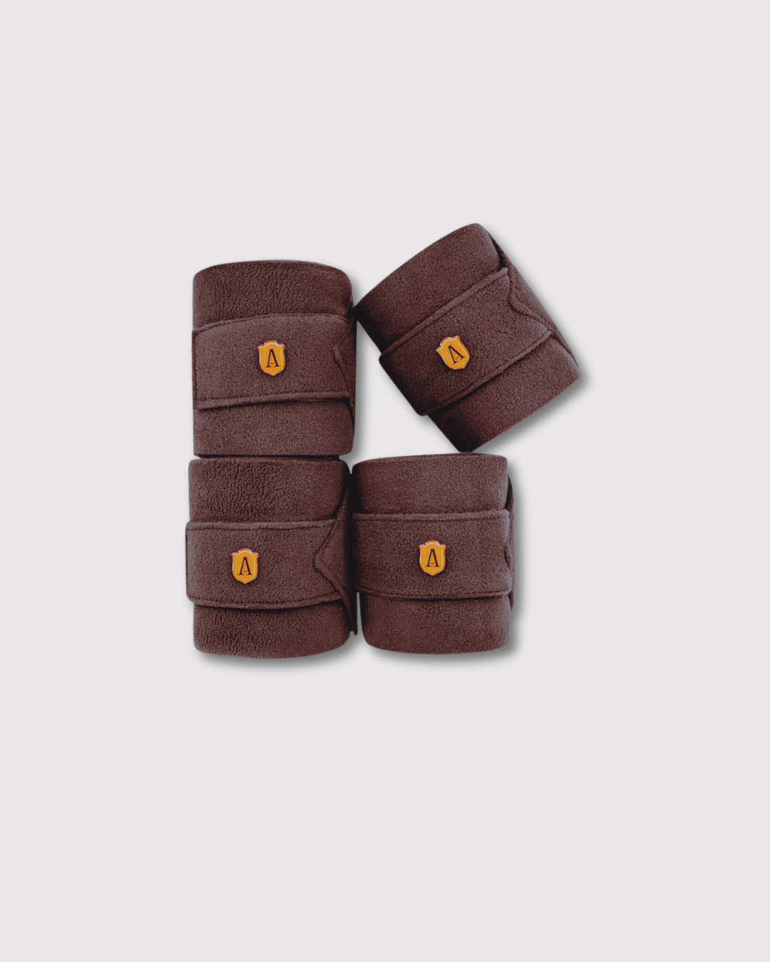 4 Fleece bandages made of fleece
