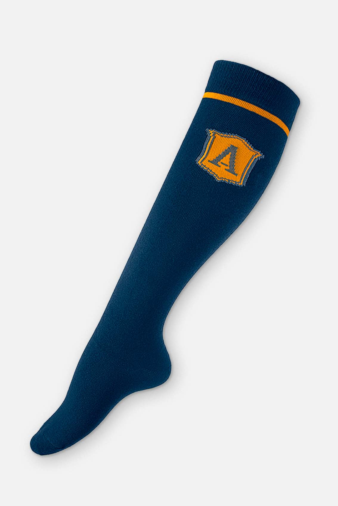 Women's knee sock made of cotton