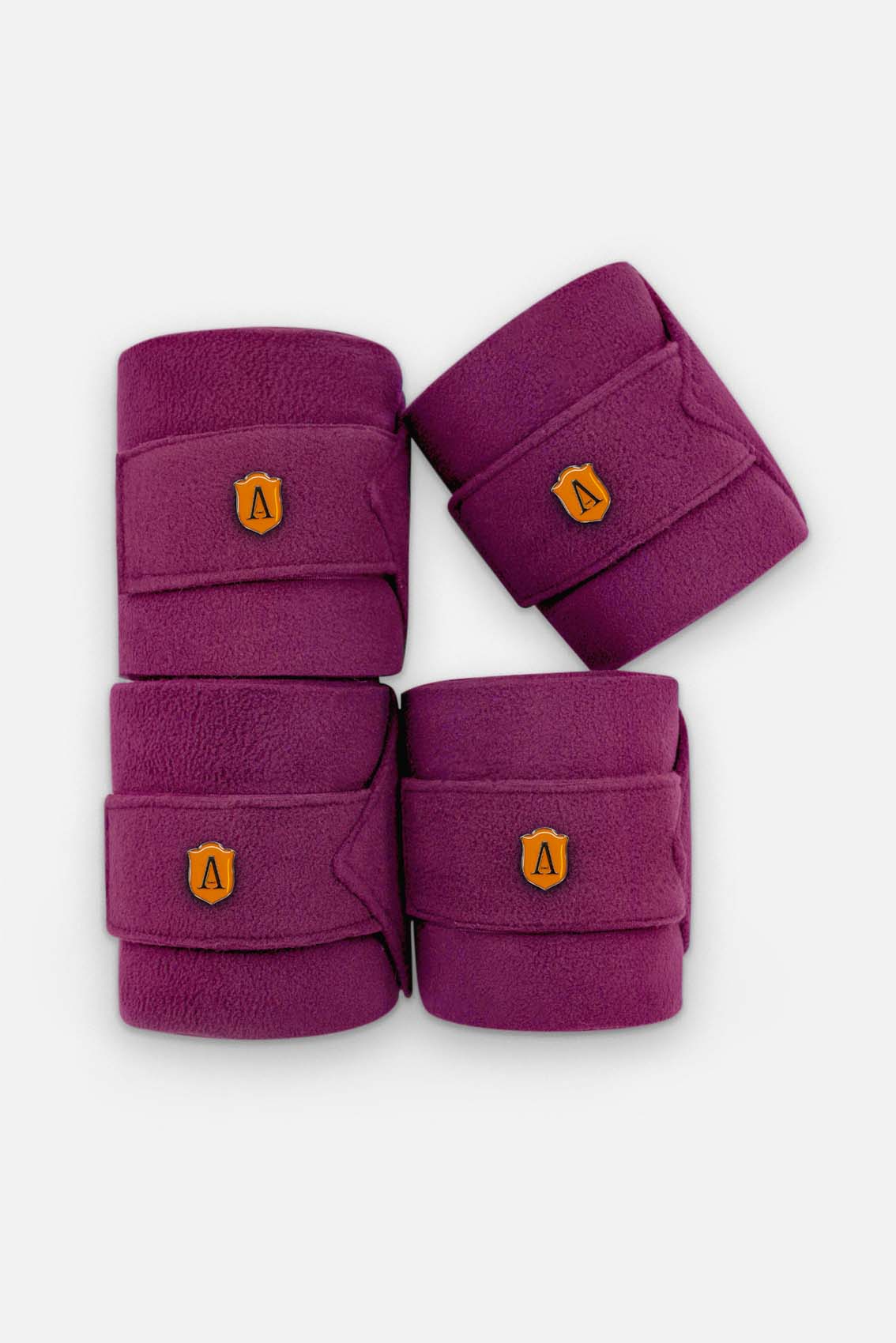 4 Fleece bandages made of fleece