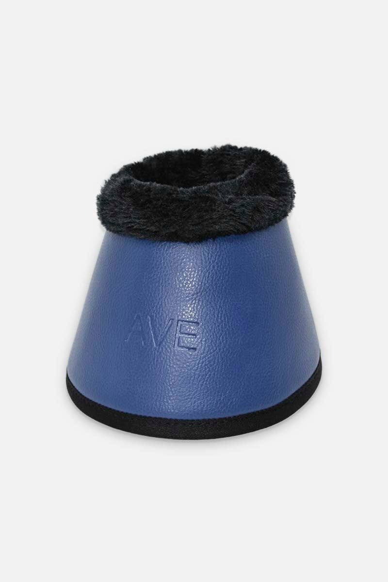 2 Leather bells with faux fur
