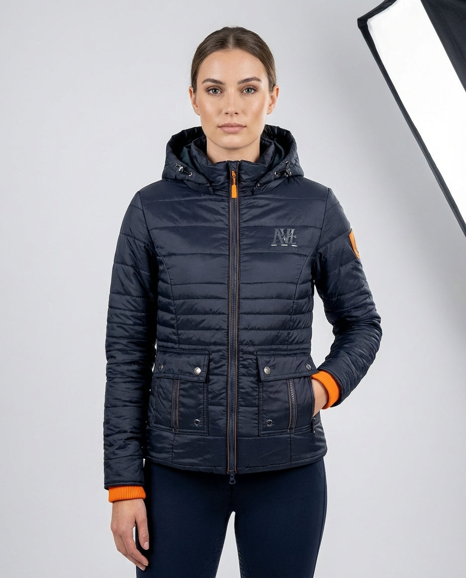 Damen Steppjacke mit abnehmbarer Kapuze