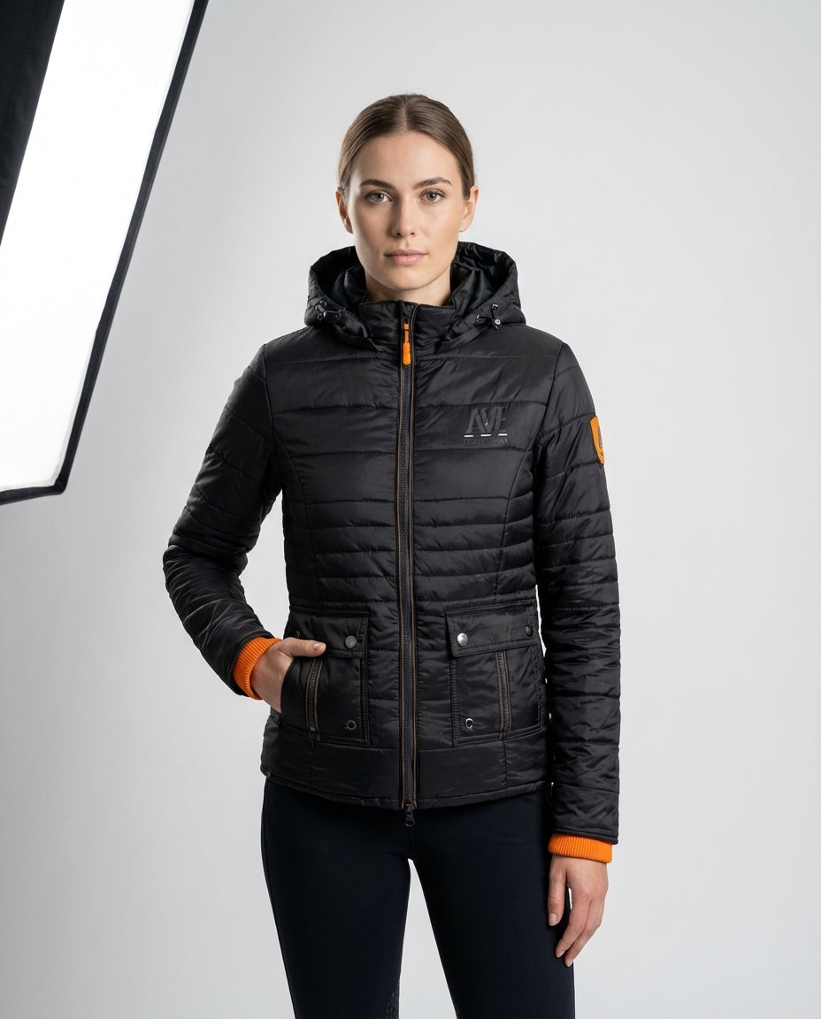 Damen Steppjacke mit abnehmbarer Kapuze