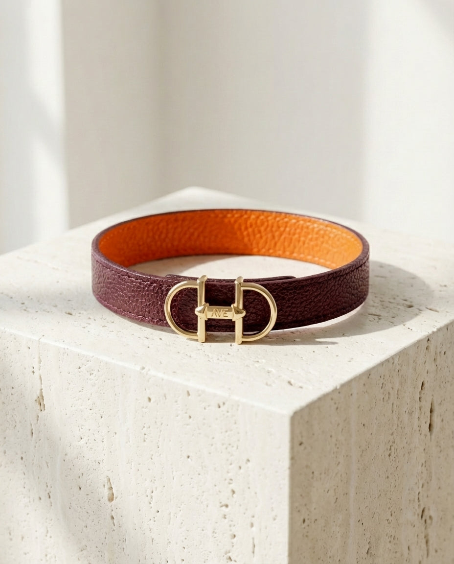 Lederarmband Colorful Collection mit Trensen-Schliesse