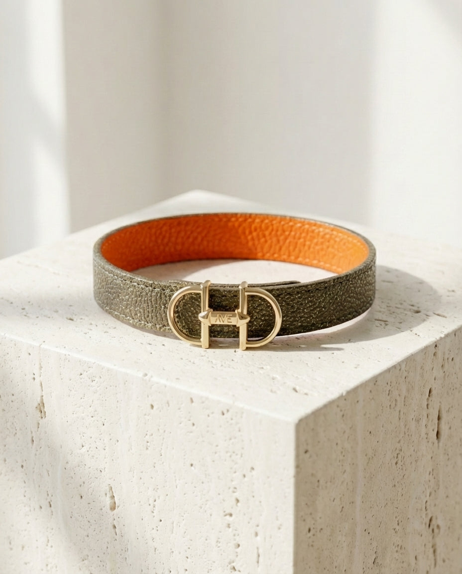 Lederarmband Colorful Collection mit Trensen-Schliesse