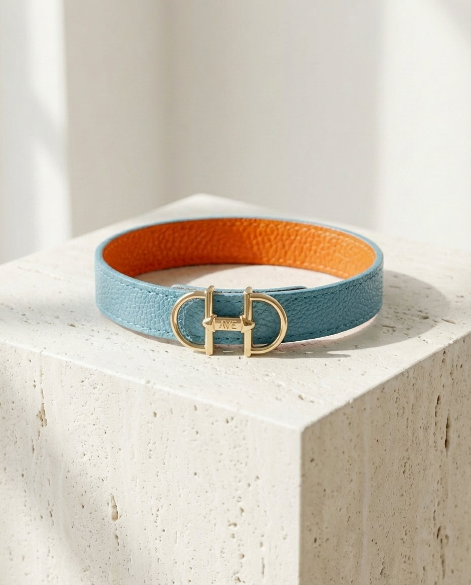 Lederarmband Colorful Collection mit Trensen-Schliesse