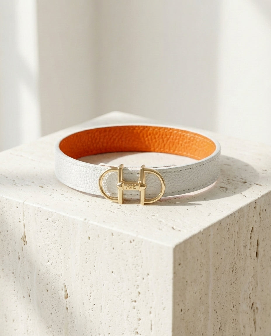 Lederarmband Colorful Collection mit Trensen-Schliesse