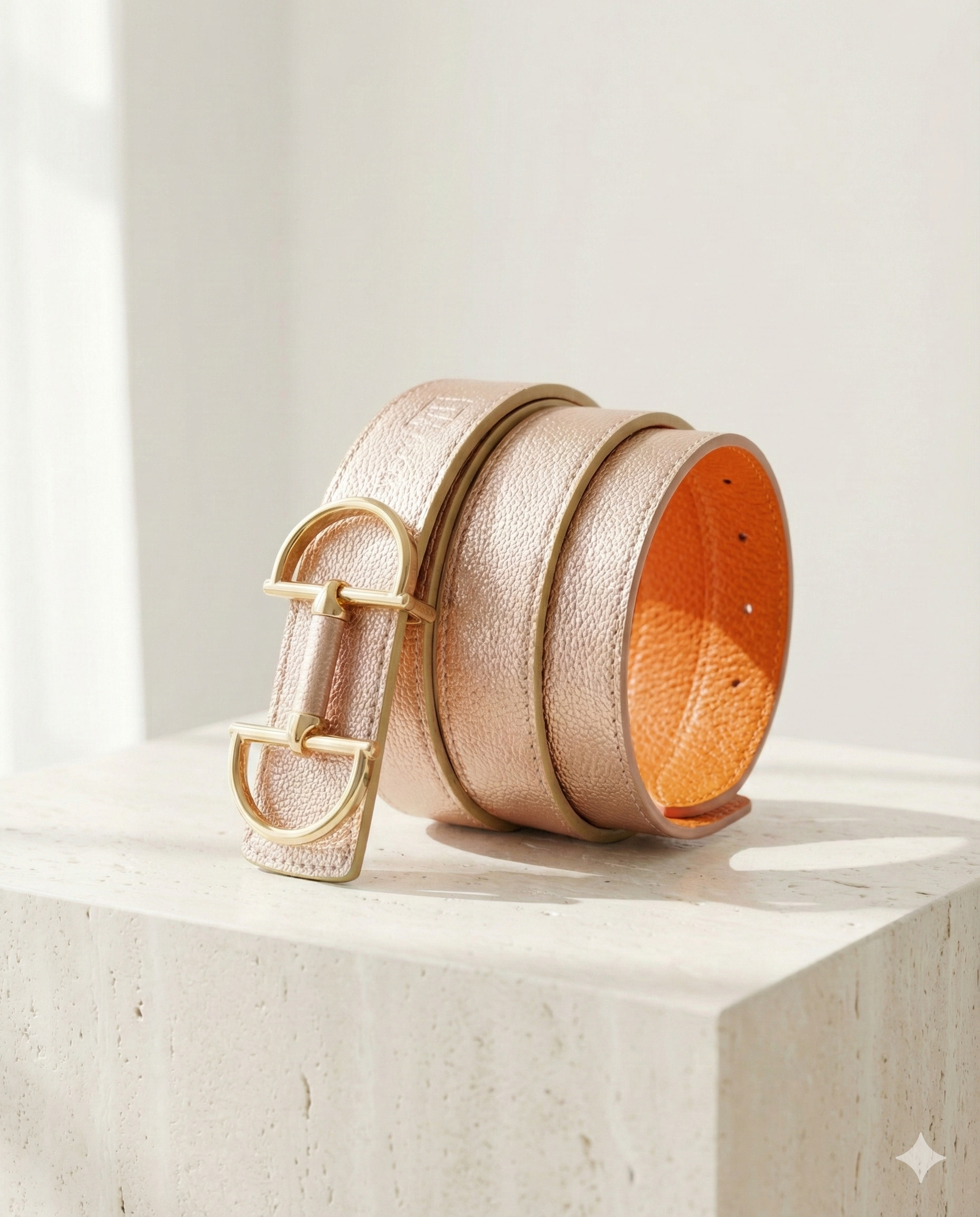 Wendegürtel hochwertiges Kunstleder mit Trensen-Schliesse