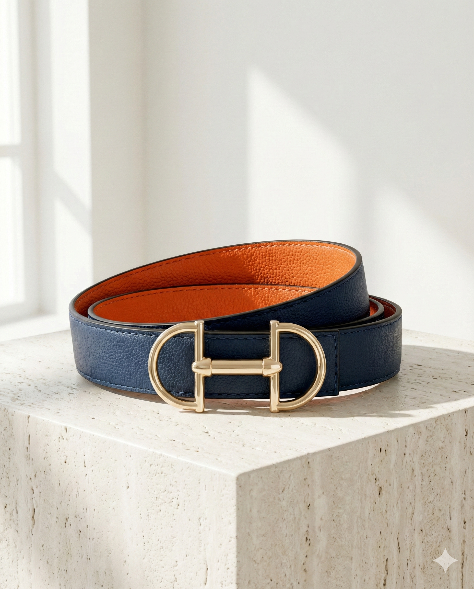 Wendegürtel Kunstleder mit Trensen-Schliesse