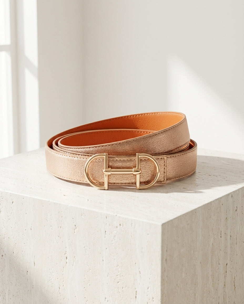 Wendegürtel Kunstleder mit Trensen-Schliesse