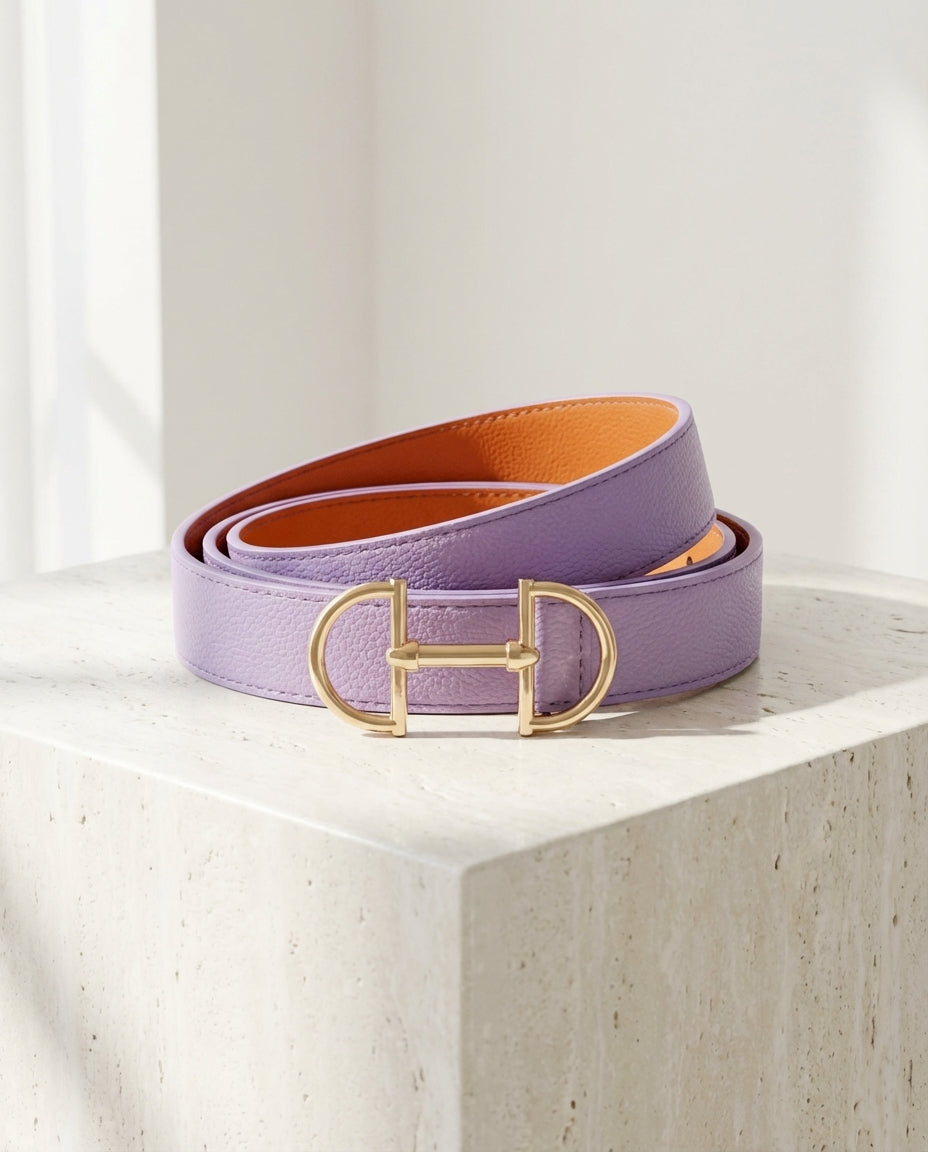 Wendegürtel Kunstleder mit Trensen-Schliesse