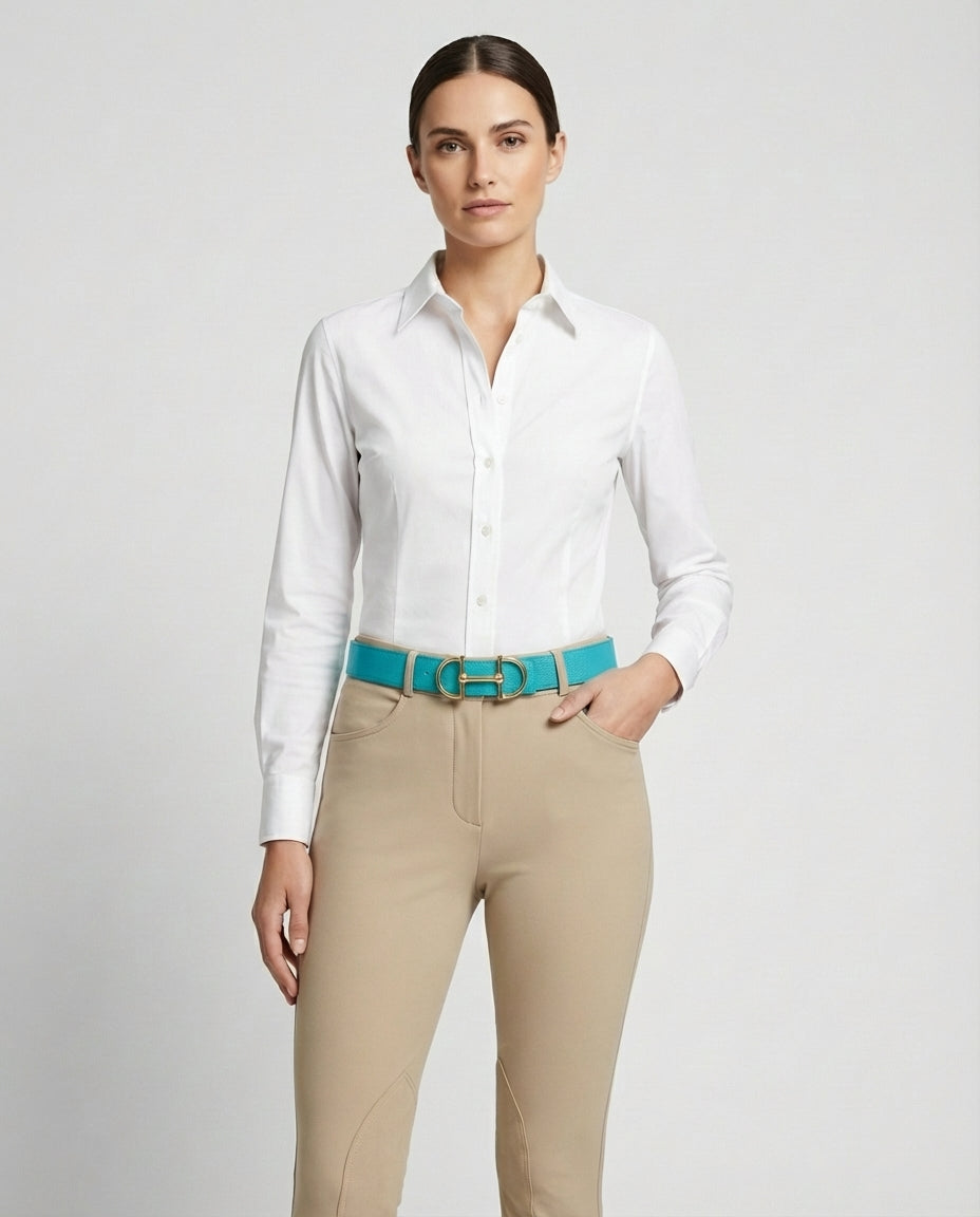 Wendegürtel hochwertiges Kunstleder mit Trensen-Schliesse