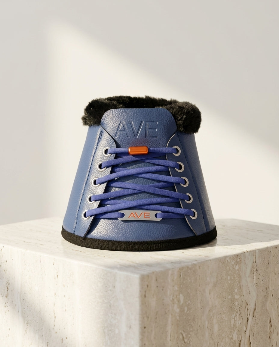 Sneaker Hufglocken aus Kunstleder und Kunstfell