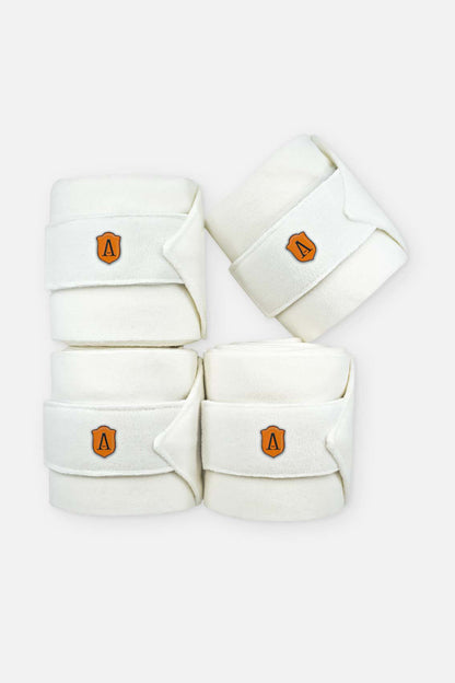4 Fleece bandages made of fleece