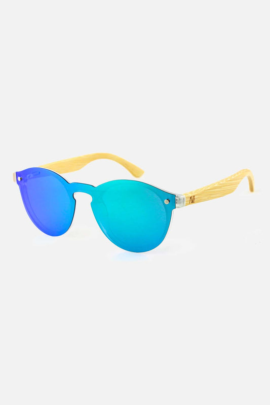 Men's sunglasses with mirrored mono-glass
